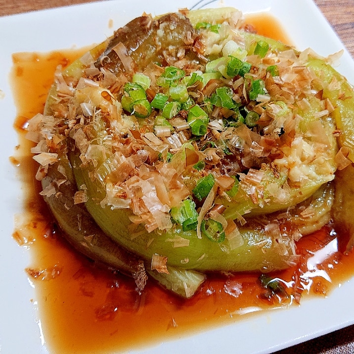 レンジで作る簡単焼きナス